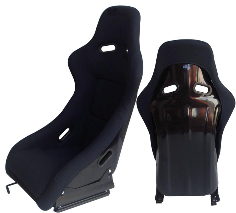 Handmade Custom Black Racing Seats Easy Installation / Cars Bucket Seats